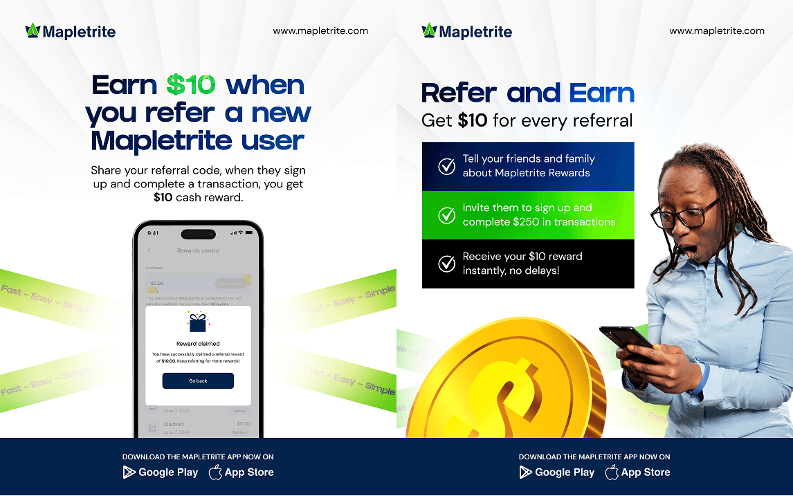 Mapletrite Refer & Earn Campaign